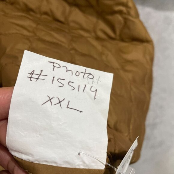 NWOT Lands' End Men's XXL Quilted Barn Chore Jacket Snap Button Polyester - Picture 6 of 8